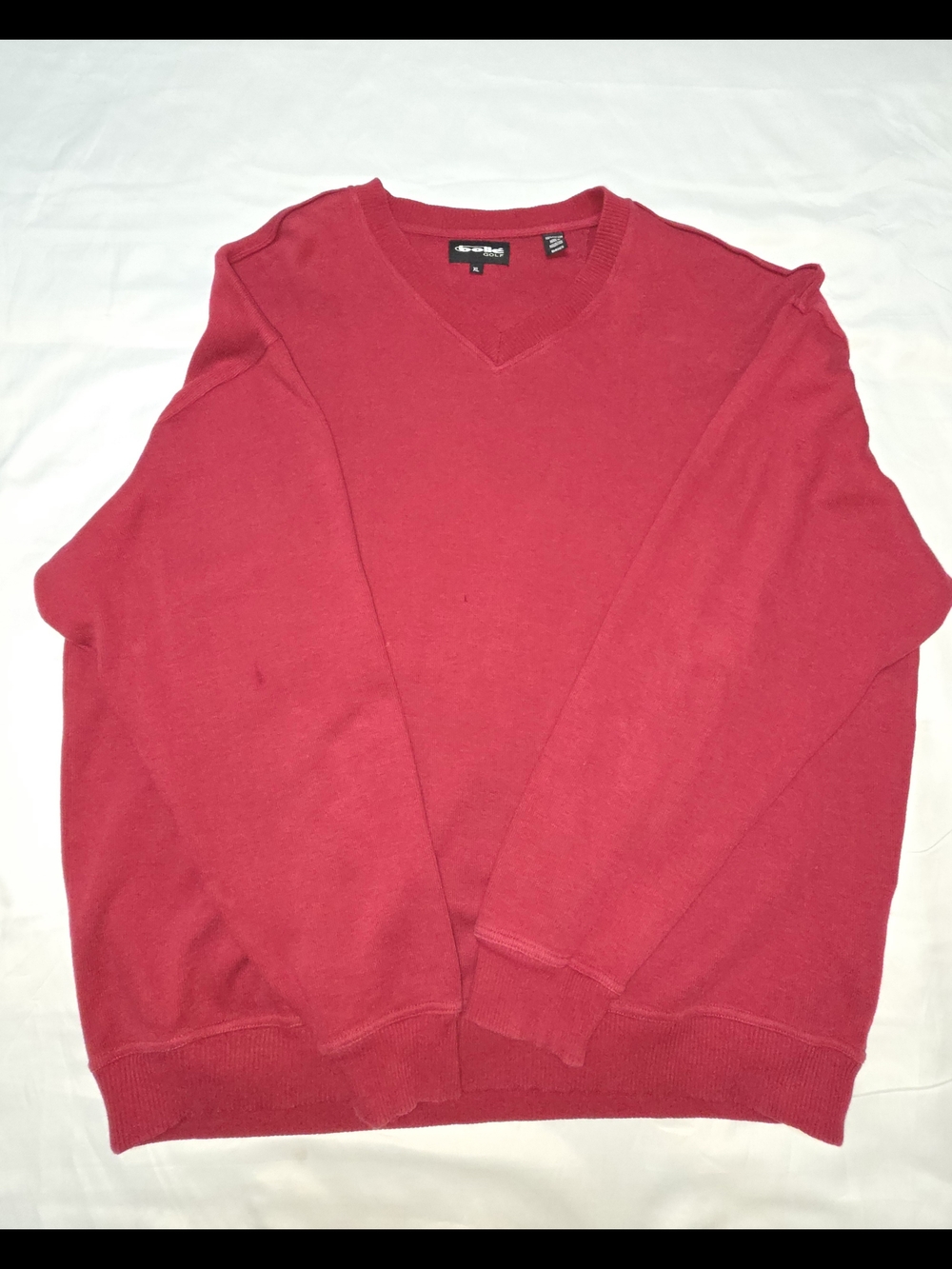 bolle Red V-Neck Men’s Sweater